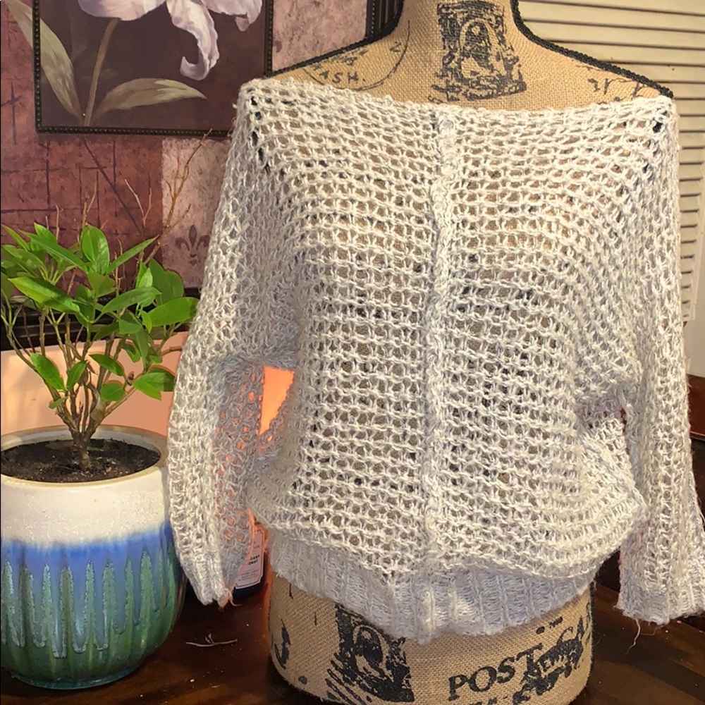 Decree knitted quarter sleeve sweater NWOT